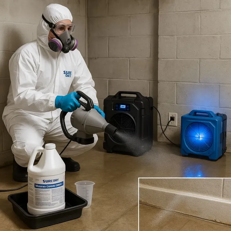 Sanitization and Odor Removal process in Burtonsville, MD